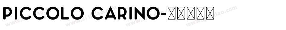 Piccolo Carino字体转换
